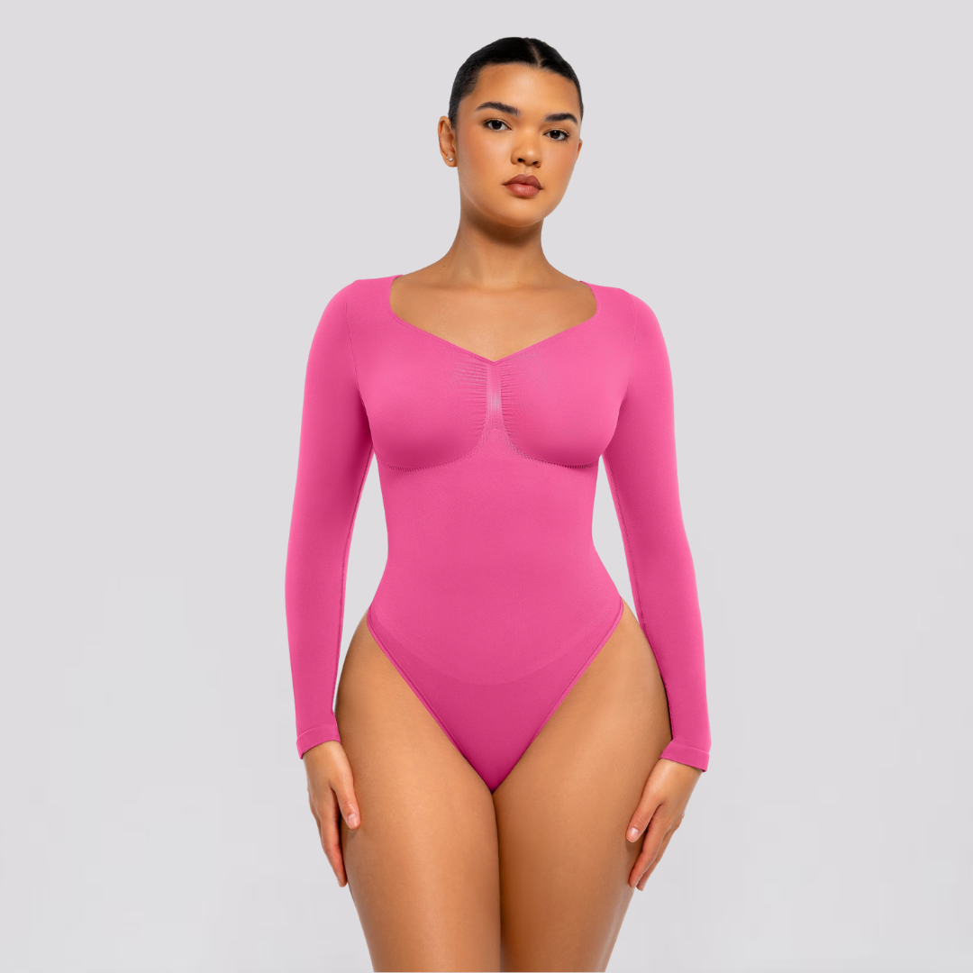 Bodysuit Shapewear Longsleeve mit Slip