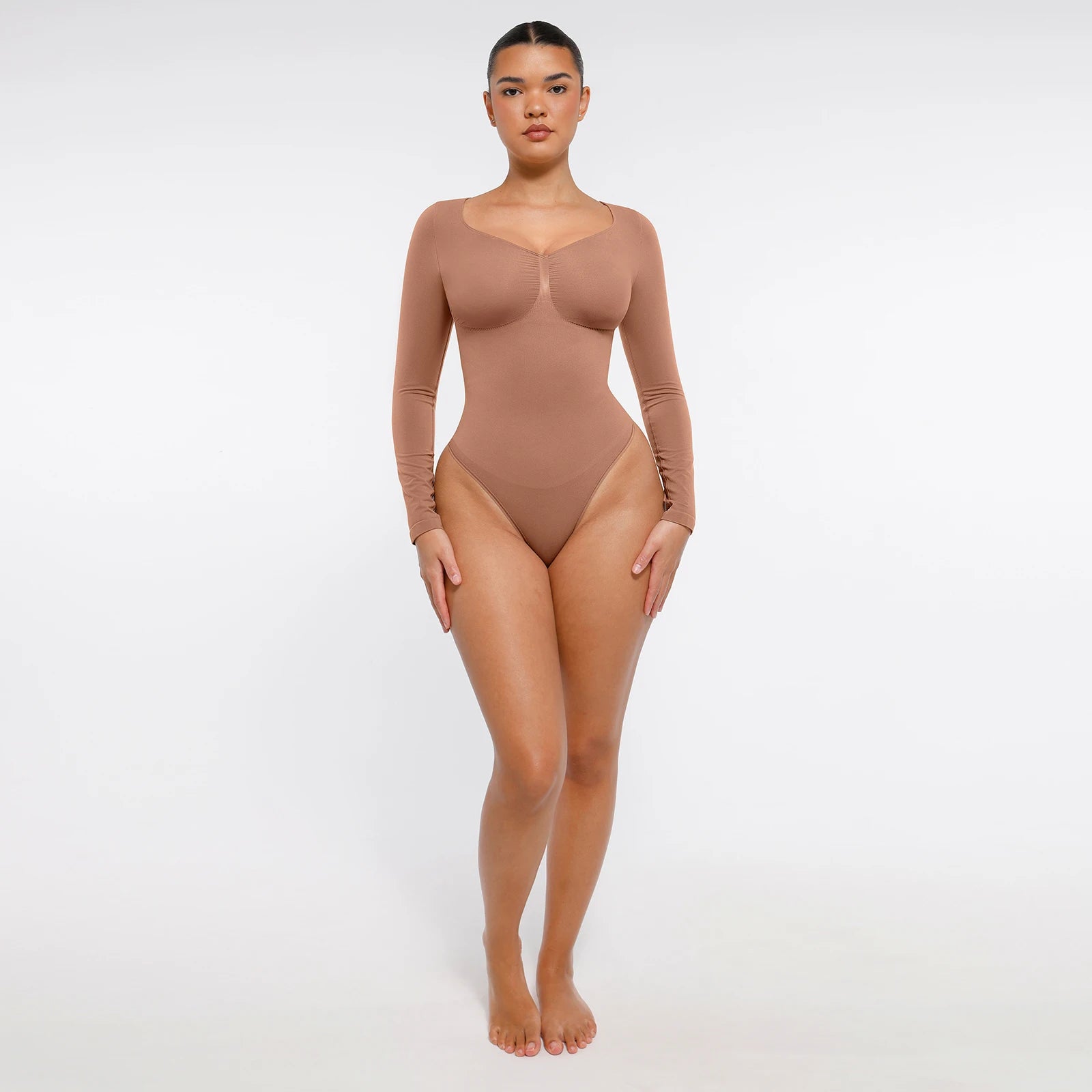 Bodysuit Shapewear Longsleeve mit Slip